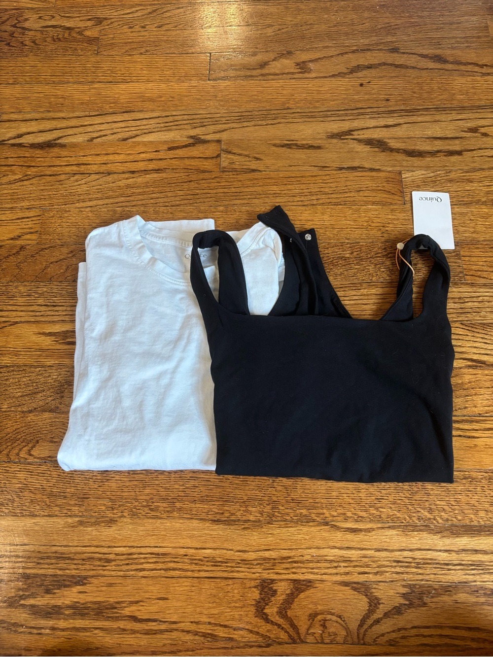 Lot of Two Quince Basics! Bodysuit and long sleeve tee